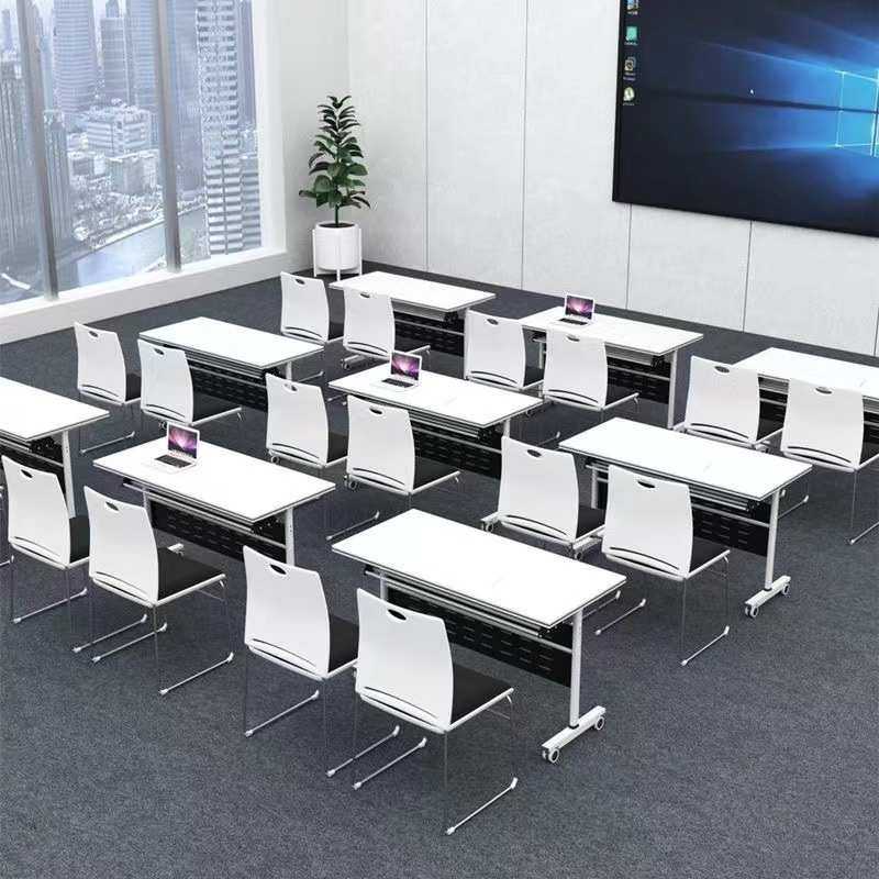 办公桌会议桌培训机构双人长条桌带轮可移动拼接折叠培训桌椅组合,商业/办公家具,会议桌,淘宝优惠券,粉丝福利购,淘宝优惠卷