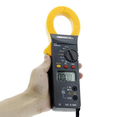 胜利数字钳形表VC6056B 高精度交直流1000A钳表 多用表 电容 频率