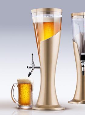 1VPR啤啤F76H9JJJ桶酒塔扎KTV精酿商用2升L发光酒吧青岛3酒炮桶可