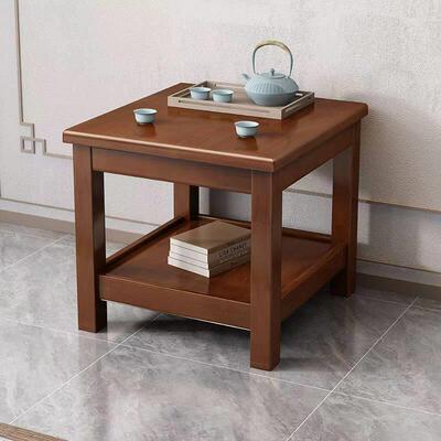 老式小方桌正方形木桌客厅家用60x60沙发边桌实木茶桌茶几小桌子