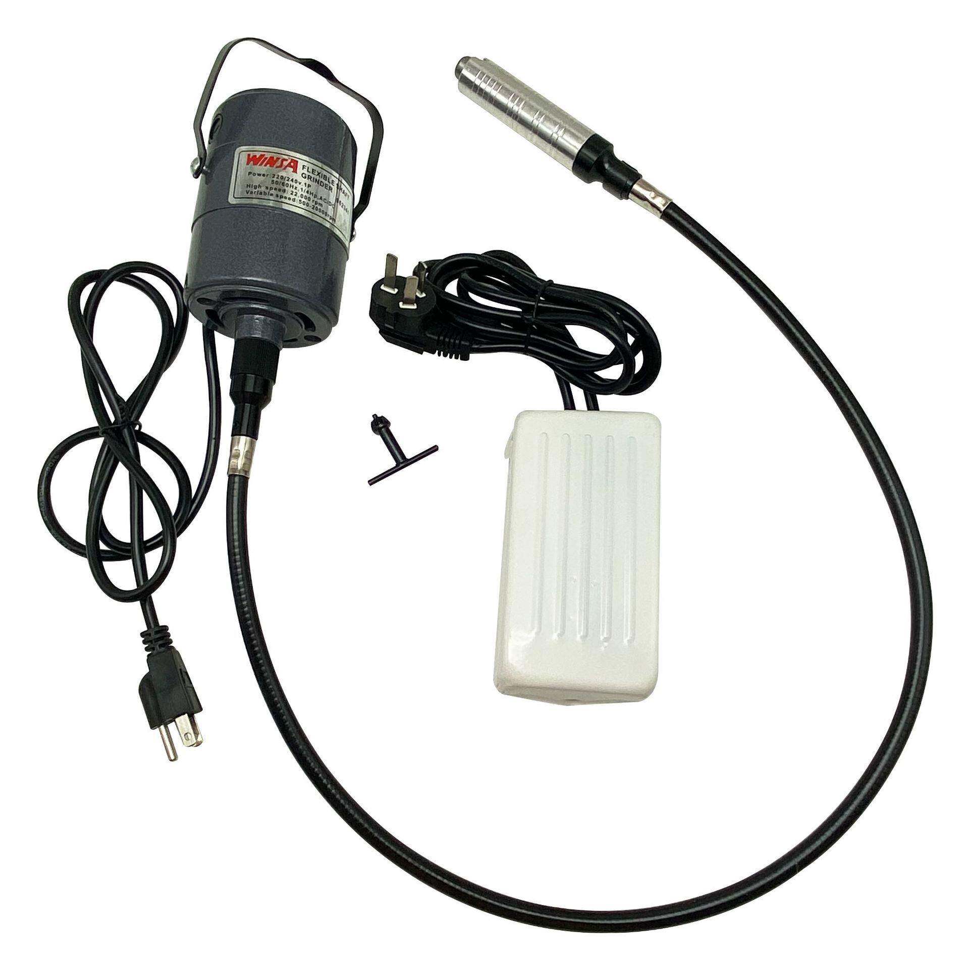 万利吊磨机小型雕刻打磨打孔吊磨机手柄 碳刷 脚踏板打金工具