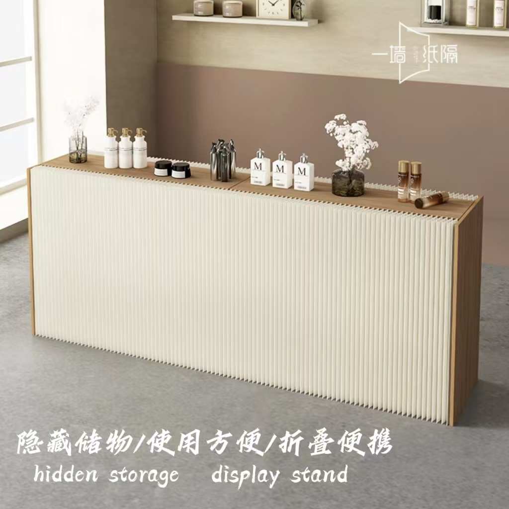 厂家展台展示台置物架展会多功能中岛陈列展示柜储物橱窗纸艺长