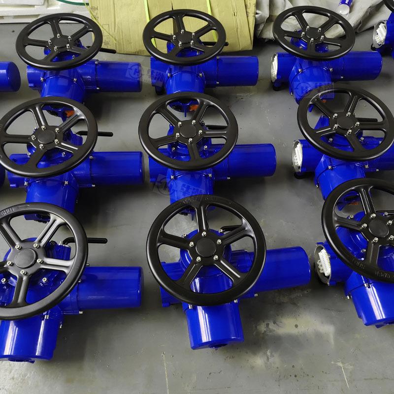 多回转智能型阀门电动装置DZW90-36防护等级IP67一体化电动执行器