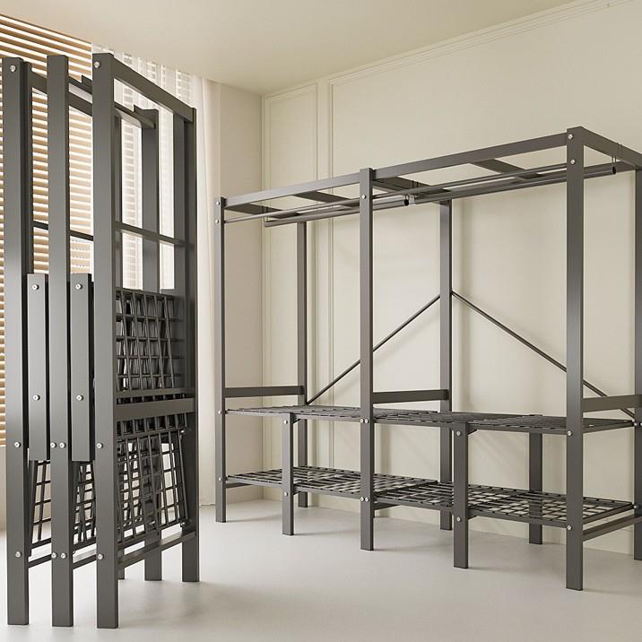 卧室简易布租衣结实耐用AL-74611出房用衣橱收柜纳免安装折叠衣柜