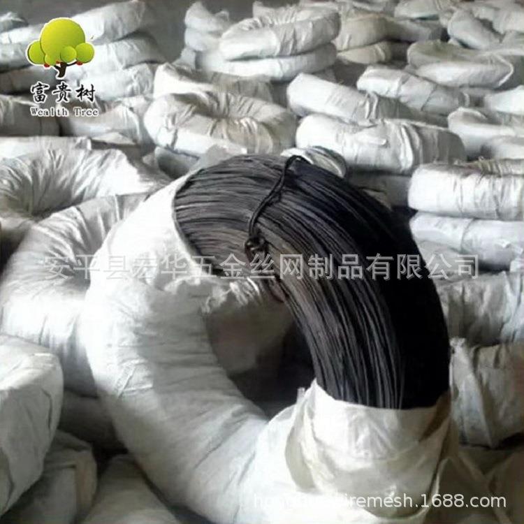 黑铁丝退火黑铁丝黑退火捆绑丝扎丝0.7-0.73mm22号铁线