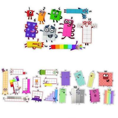 100pcs Numberblocks Multilink Linking Counting Cubes Snap