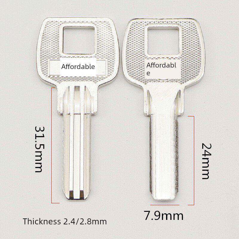 10个装 适用 恒丰原子 双排卷门 钥匙胚 直销各种民用锁匙胚子