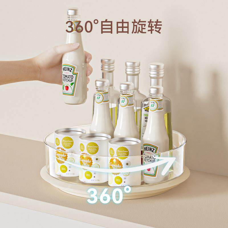 旋转调料置物架厨房台面多功能油盐酱醋调味料用品大全收纳盒
