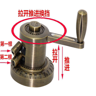 61K3室内阳台升降晾衣架配件手摇器把手通用晾衣杆摇手晒被架