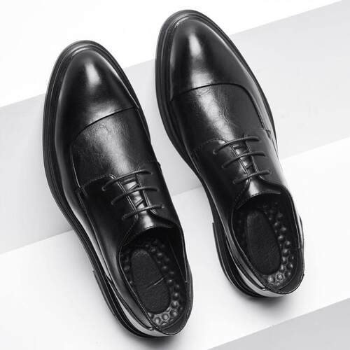 Classic leather dress shoes for men business shoes尖头男皮鞋