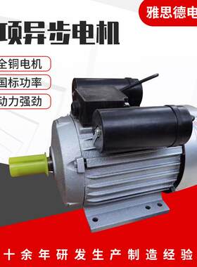 单项异步电机YL80122极550W220V单相电动机2880转铜线现货
