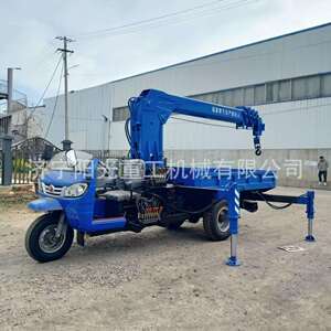 农用三轮随车吊 小型液压吊车 苗木移栽3吨吊机 果园拉树三马子吊