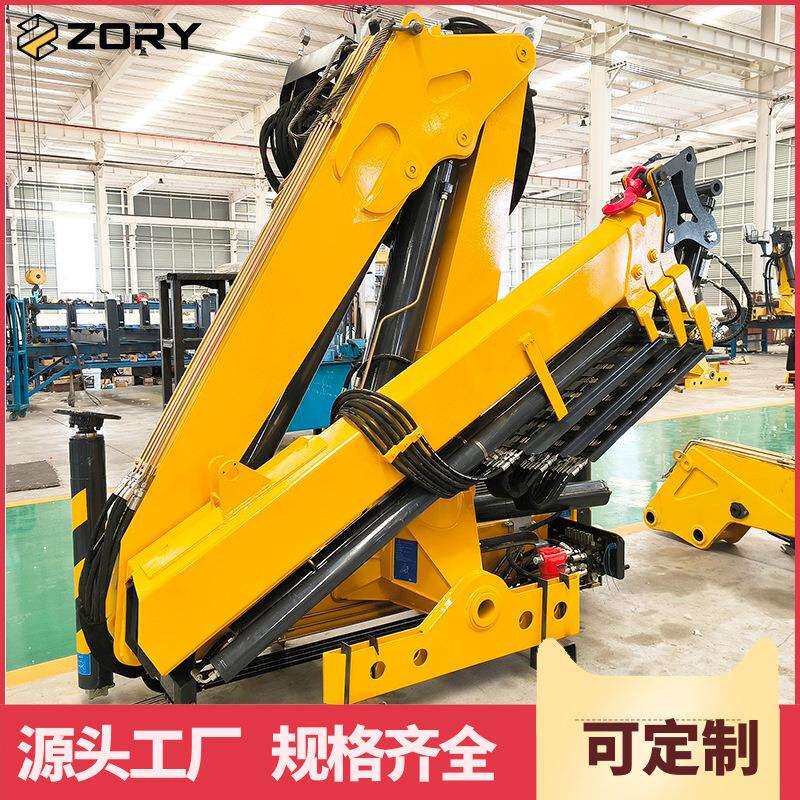 小型液压6.3吨折臂随车吊移动式卡车起重机工程吊车货车随车吊