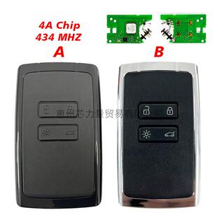 适用于雷诺科雷傲4键智能遥控钥匙434MHz4AChipNCF29A1