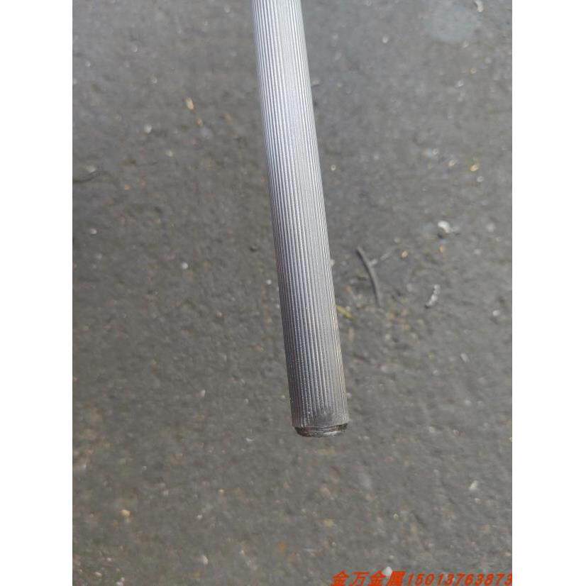 直纹拉花45号钢圆棒 网纹滚花1215环保铁 1214易车铁条纹压花铁棒