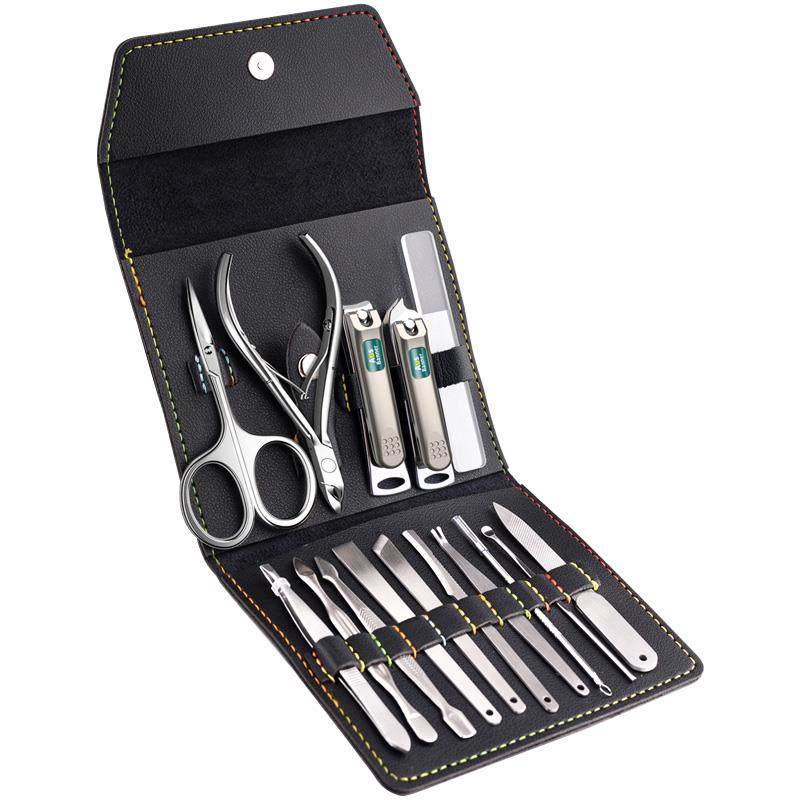 高档国尊士盾甲刀套装15件德男士女便携家用进修装剪原指甲指钳口,家庭/个人清洁工具,指甲钳,淘宝优惠券,粉丝福利购,淘宝优惠卷