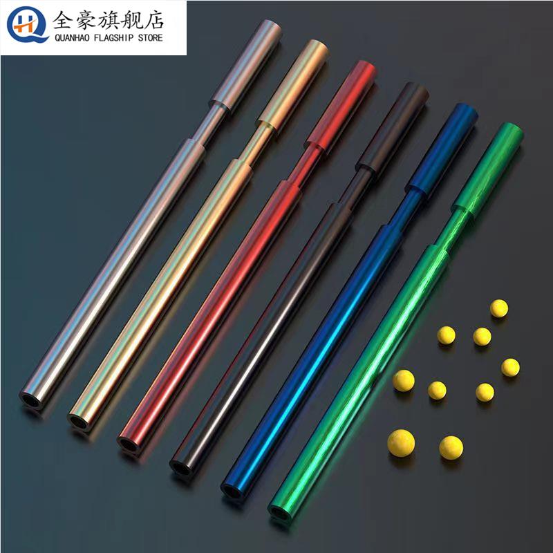 噼啪筒彷竹子工艺8090儿时怀旧儿童玩具竹筒枪软弹枪竹管炮玩具