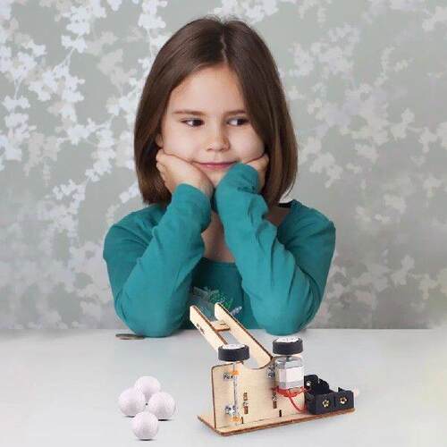 DIY Science Experiment Model Kit Wooden Electric Ball