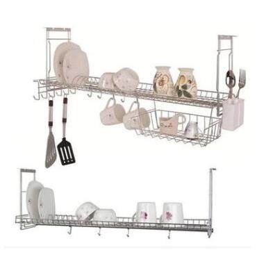 碗筷碟盘餐具沥水置物架厨房收纳晾碗放物挂架方便安装