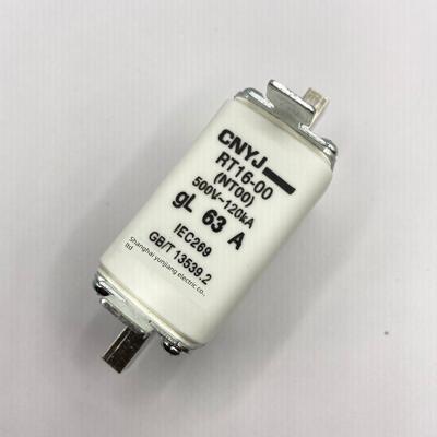 Cnyj低压高分数熔断器Rt16-00 （Nt00）刀式接触熔断器32A40A50A1