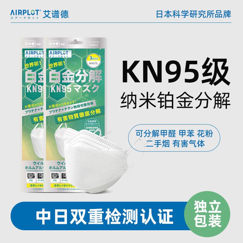 节假出行kn95防甲醛专用口罩防甲流流感防护花粉粉尘冬季雾霾口罩