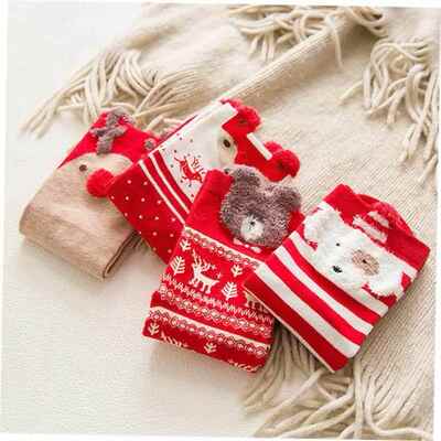 Autumn and winter elk midtube Christmas stockings 圣诞袜中筒