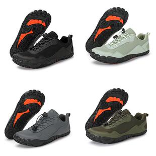 Outdoor hiking shoes, men's anti slip five finger cotton