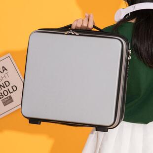 高档便携式18英手提妇箱化妆小盒子包1寸6英寸密码轻量级迷你收纳