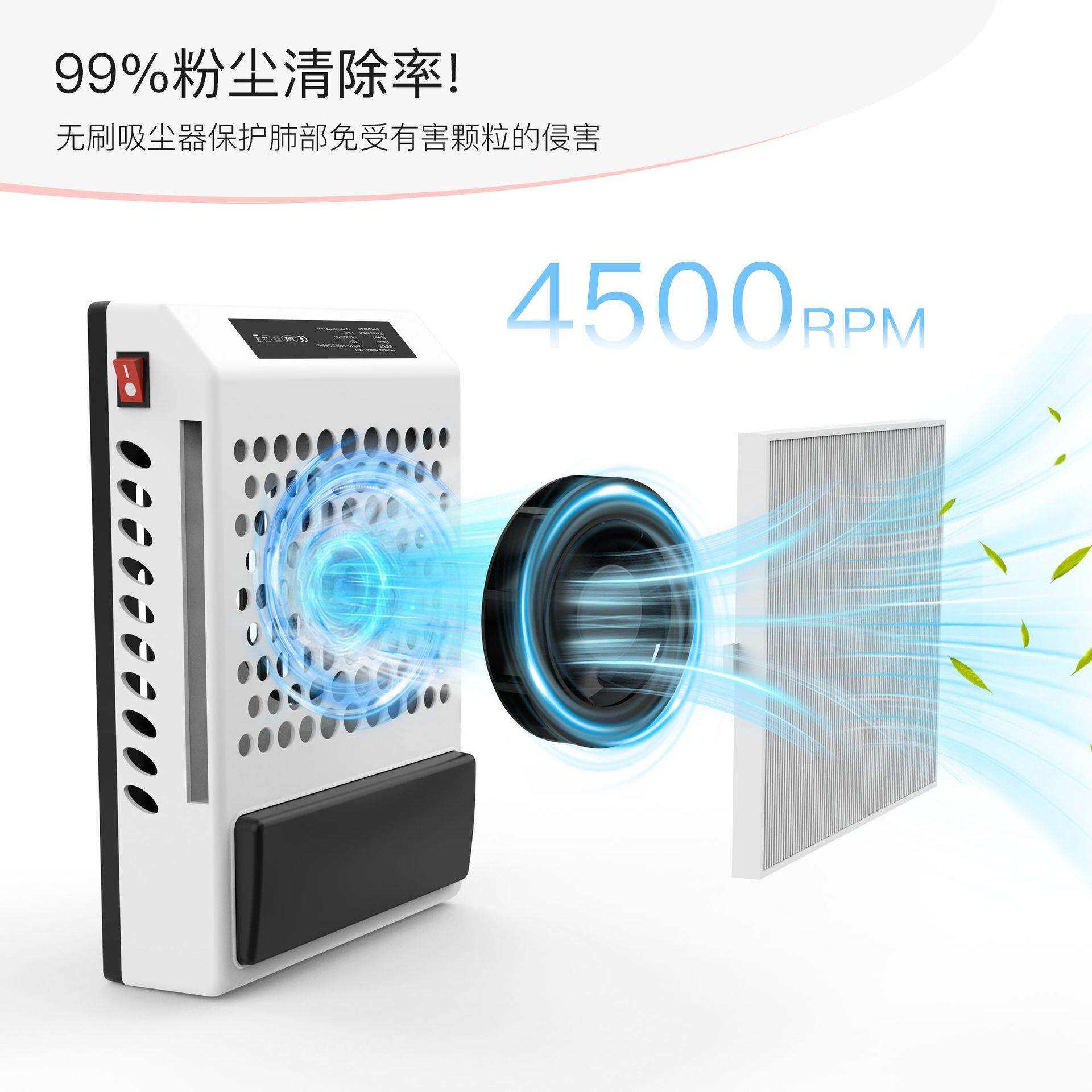 新款插电美甲吸尘器静音大吸力手枕指甲粉尘机美甲店专用工具