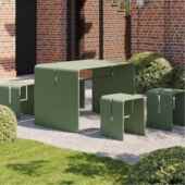 户外创意椅组合庭院花桌椅组合园桌庭院闲椅简约露天室外桌休桌椅