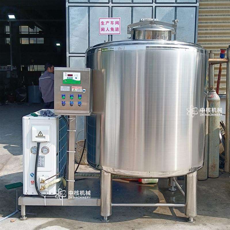 不锈钢制冷罐牛奶保温罐ZL-2000低温冷藏设备卫生级