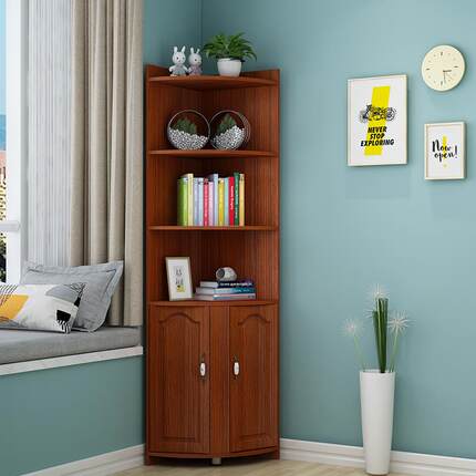 L衣7柜旁边转角柜墙角约简三角置QPN物架卧简易储物酒柜客厅室拐