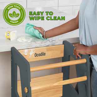 幼儿站立塔可习调节高度幼儿厨助凳子手学房新技能儿童643厨房踏