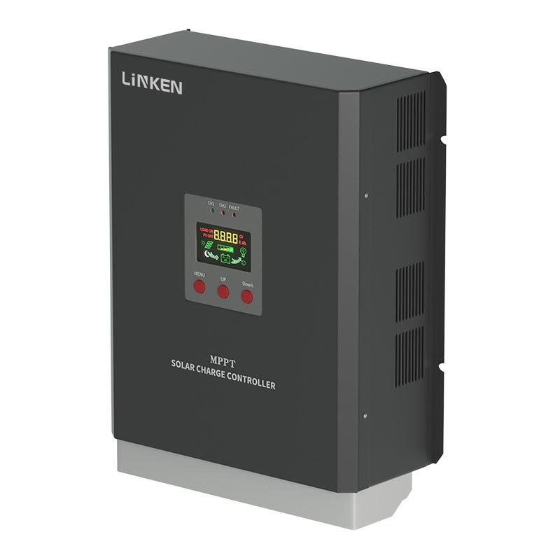 120A MPPT太阳能控制器12V-48V自识别光伏 充放电控制器跨境