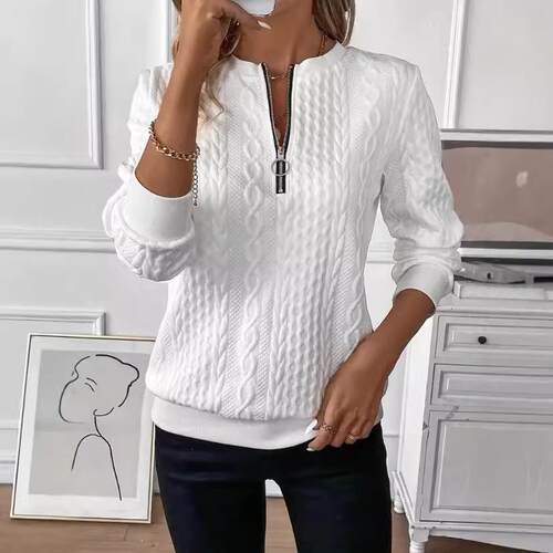 Women's pullover hoodie, four in one clip on cotton