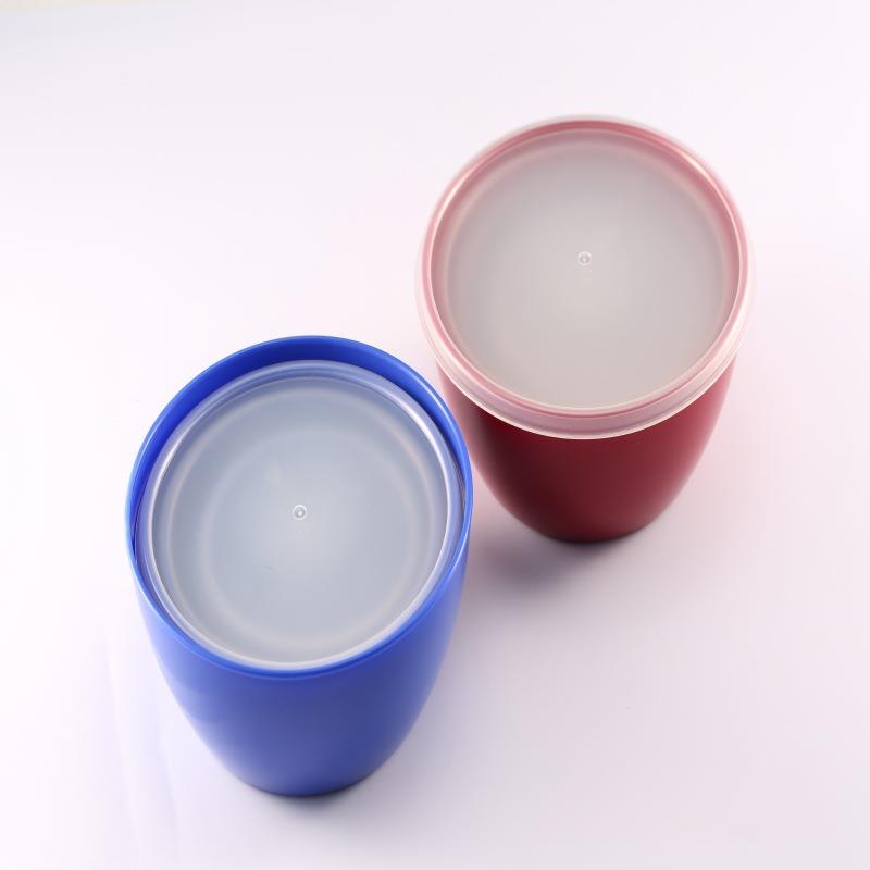 塑料圆形4件套保色套/鲜碗碗带盖冰箱水果保鲜盒装便当盒拉收纳盒