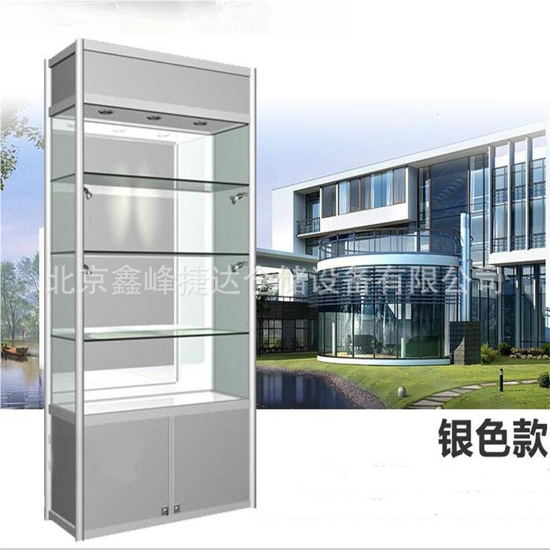 台钛合场金玻璃展柜展示柜珠宝饰柜商产品样品展示架超市品陈列柜