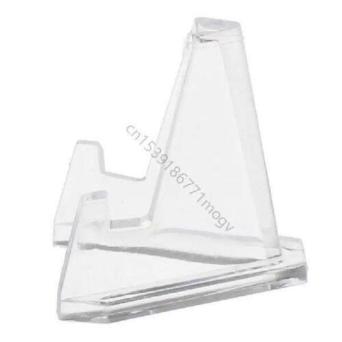 5pcs Acrylic Stands Mini Coin Display Stand Easel Holder