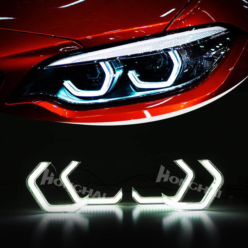 适用宝马bmw335i f30 f32 M3/4 f82 f80 M5 e90水晶天使眼rgb蓝牙