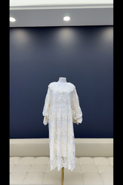 品牌原单高端蕾丝，刺绣连衣裙a8--24400