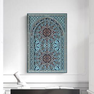 饰画 画入户玄关装 梯木叠雕走廊过道挂画 画现代简约饭厅床头壁画