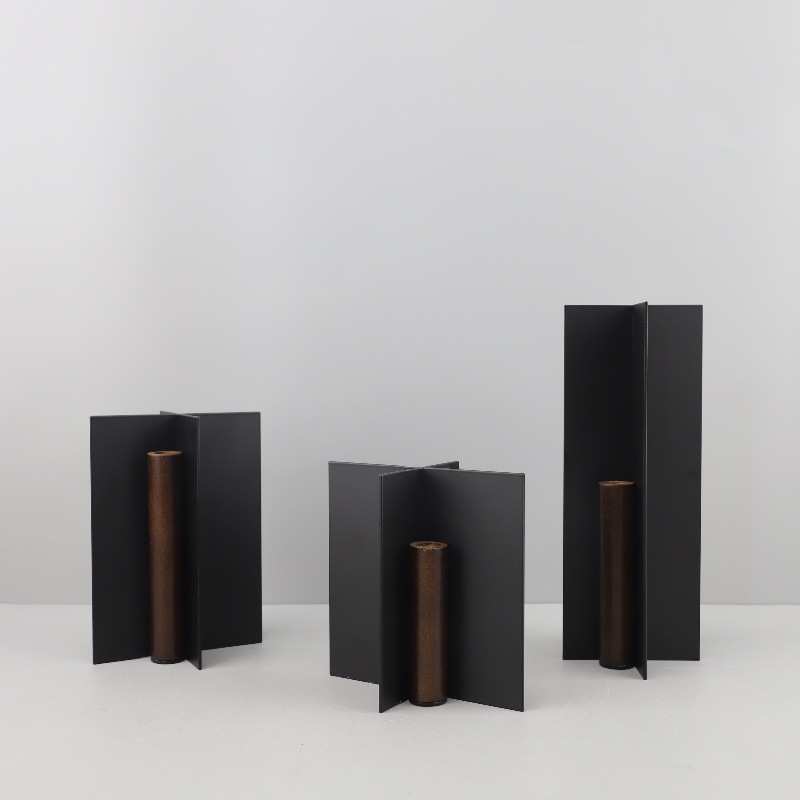 北欧创意几何造型十字花瓶装饰摆件客厅餐厅卧室电视柜家居装饰品