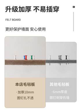 工匠时光心形照片墙毛毡板羊毛毡墙贴背景板留言板挂墙心型展示墙