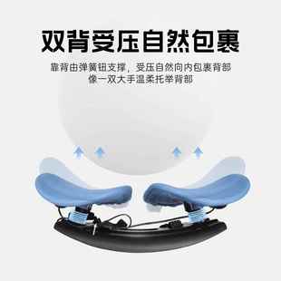 汽车靠气垫护腰双背式 15DS腰靠垫透腰 垫人工体学办室公电脑椅PH