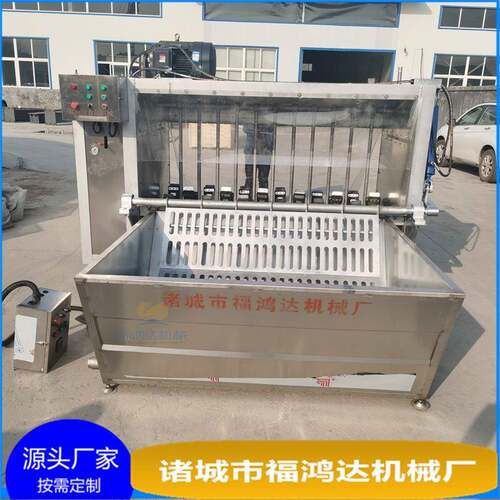 牲畜宰杀设备黑色小藏猪液压式打毛机大型老母猪刨毛机