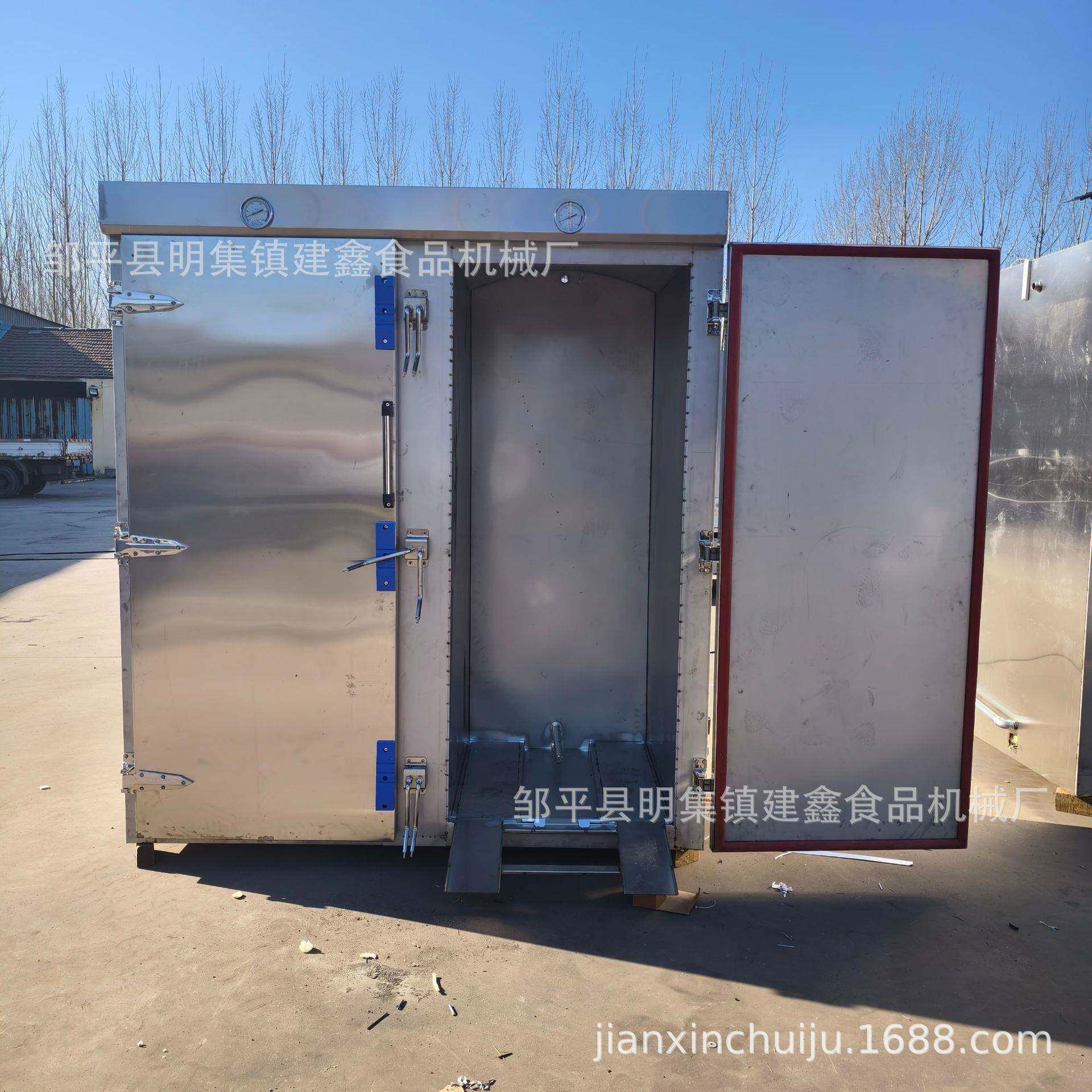 大型馒817头房蒸带车推的米饭蒸蒸箱双门电饭柜