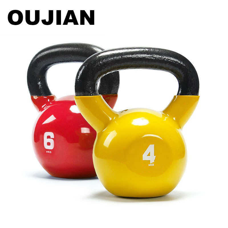 塑磅提壶健身40哑铃15浸/竞技健身器材20kg家用铸铁男士女士铃壶