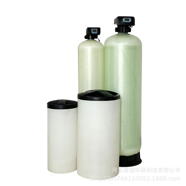 双阀双罐现场安装反馈图润新阀全自动软水设备/钠离子交换设备