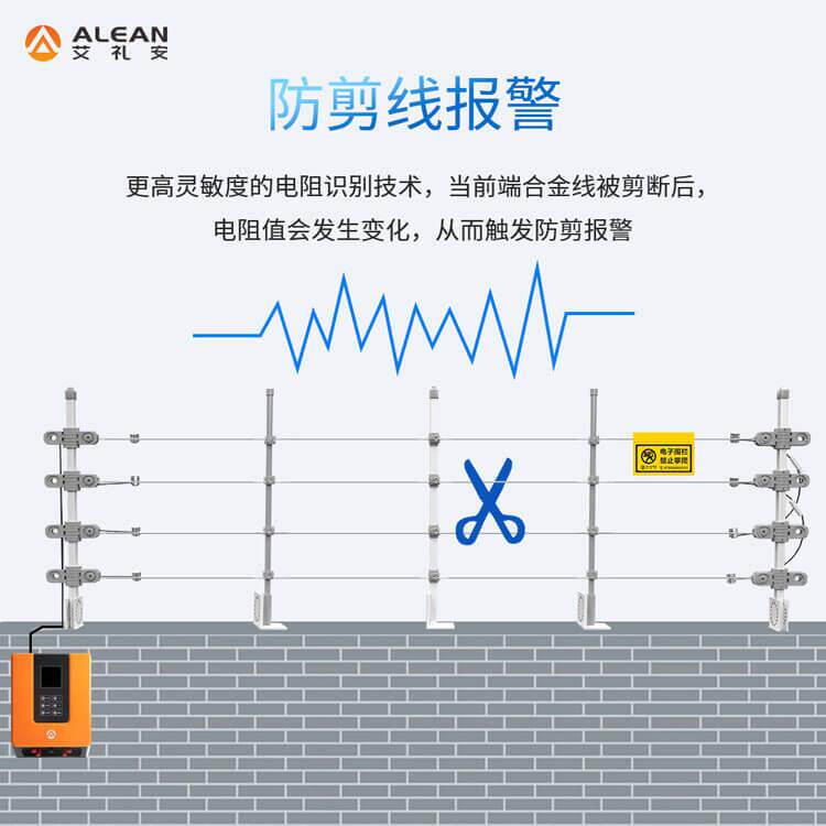 艾礼安网络脉冲电子围栏报警器 周界入侵报警系统