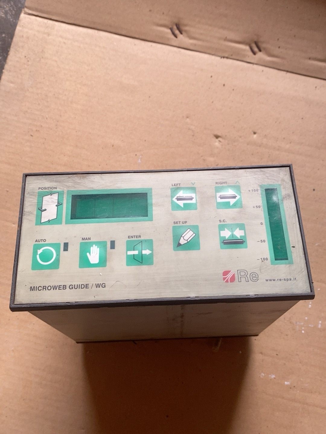 意大利RE-MWG52-R纠偏控制器MWG52，拆机的，不会